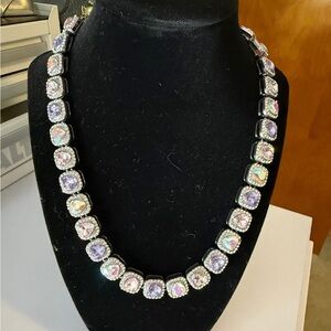 Platinum and Lavender Necklace